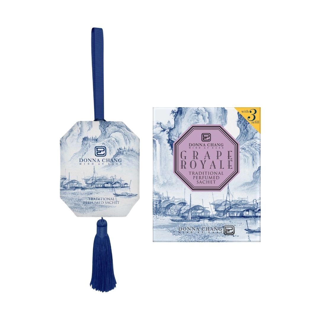 Grape Royal Perfumed Sachet 63g (with 3ml refill)