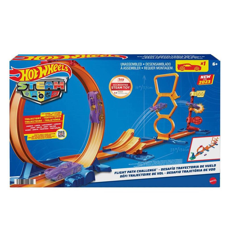 HLV41 Steam Action Trajectory Flight Path Challenge Playset