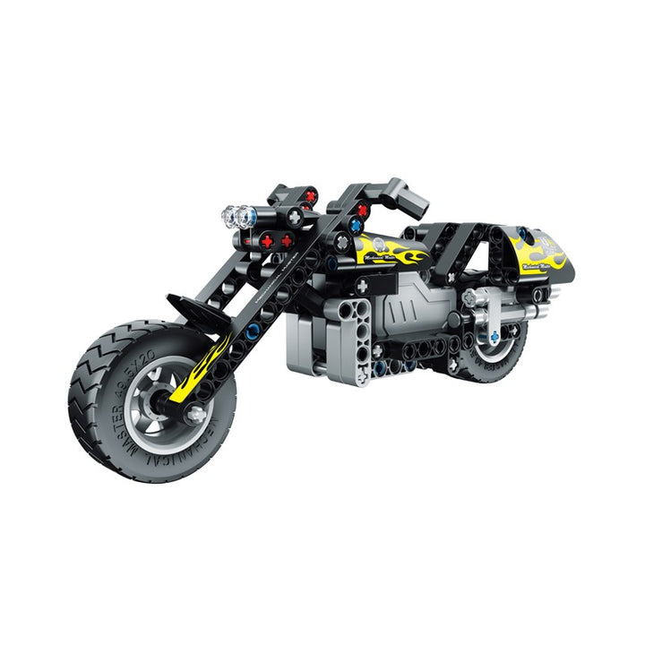 IM.MASTER Mechanical Master Block Classic Retro Harley Motorcycle Power Vehicles Brick With Pull Back Engine | Isetan KL Online Store