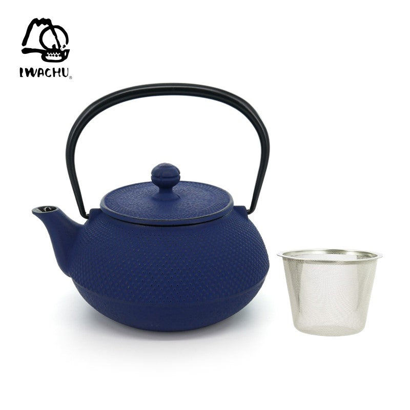 IWACHU Cast Iron Teapot with Tea Strainer 0.32L (Navy) | Isetan KL Online Store