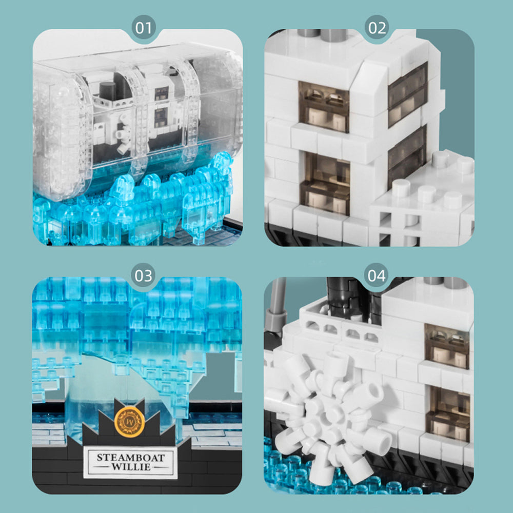 KOCO Drift Bottle Black and White Ship 964pcs | Isetan KL Online Store