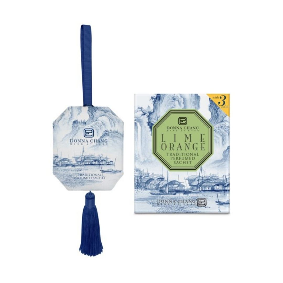Lime Orange Perfumed Sachet 63g (with 3ml refill)