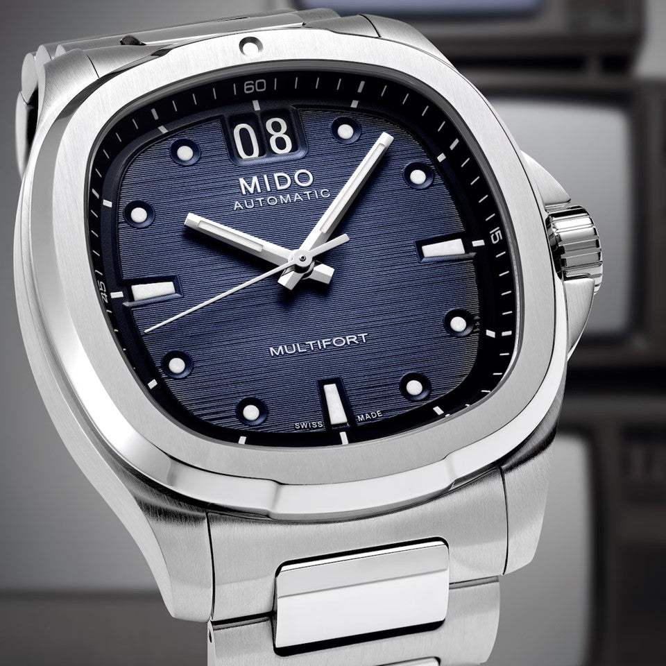 Multifort TV Big Date Men Watch (Blue Dial)