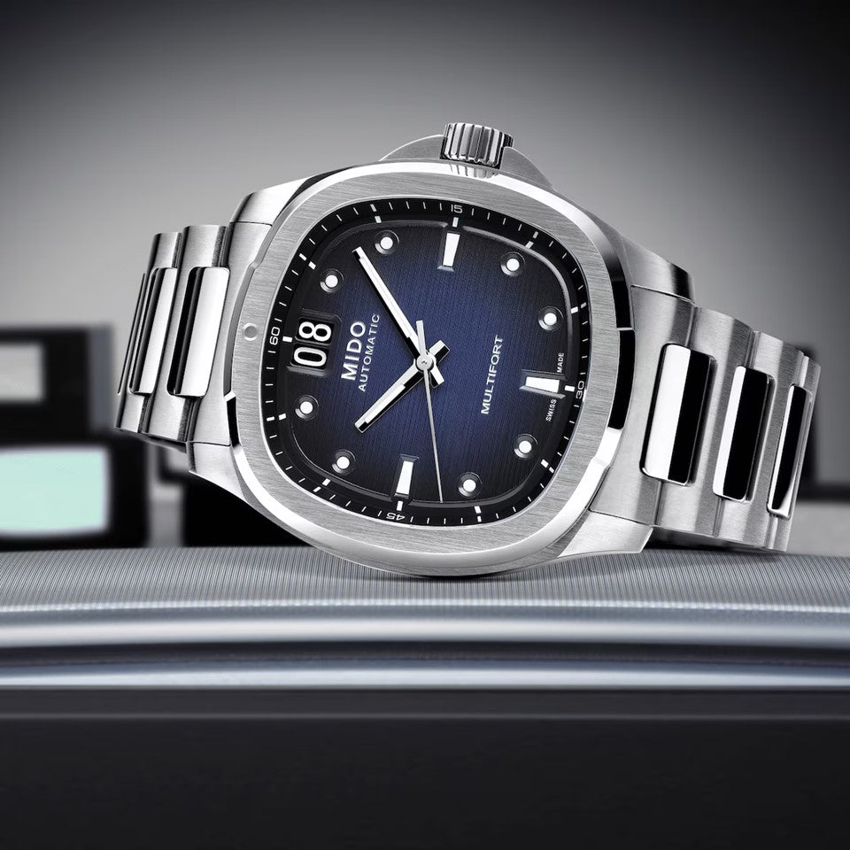 Multifort TV Big Date Men Watch (Blue Dial)