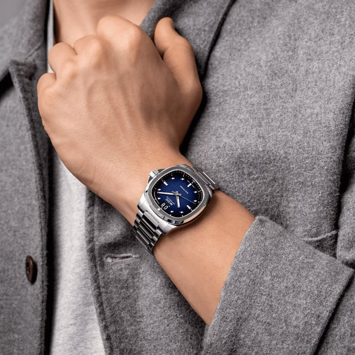 Multifort TV Big Date Men Watch (Blue Dial)