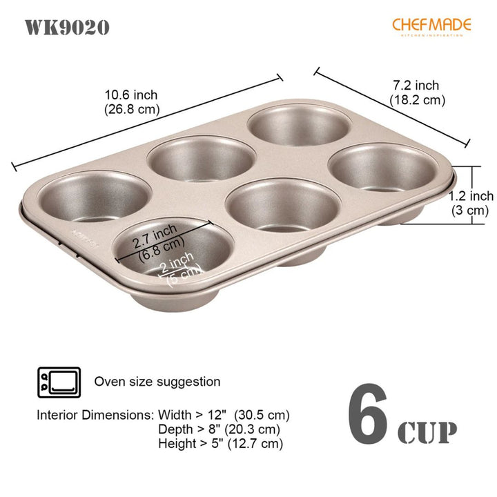 6-Cup Non-Stick Muffin Pan