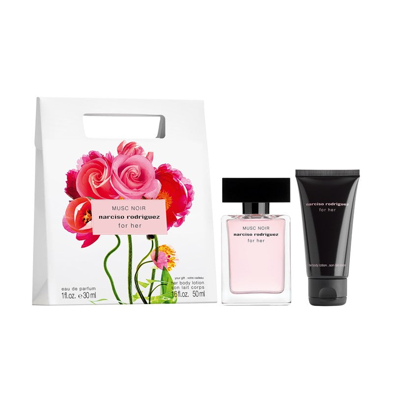 NARCISO RODRIGUEZ Spring Gift Set 24 : for her MUSC NOIR EDP 30ml | Isetan KL Online Store