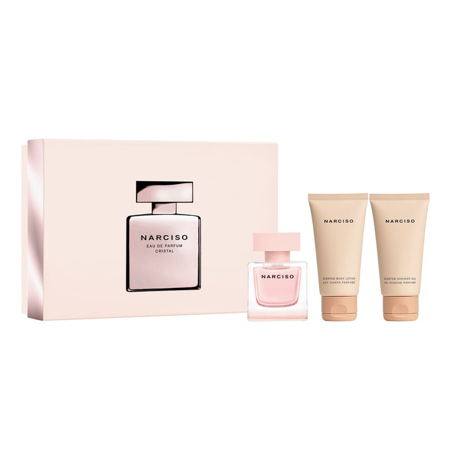 NARCISO RODRIGUEZ Xmas Gift Set 23 : Cristal EDP 50ml (3pcs) | Isetan KL Online Store