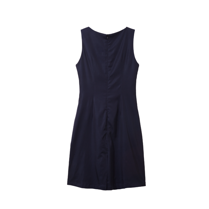 Minimalist Shift Dress (Navy)