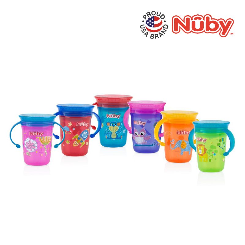 NUBY NB10410 360 Wonder Cup Assorted (240ml/8oz) | Isetan KL Online Store
