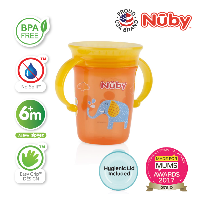 NUBY NB10410 360 Wonder Cup Assorted (240ml/8oz) | Isetan KL Online Store