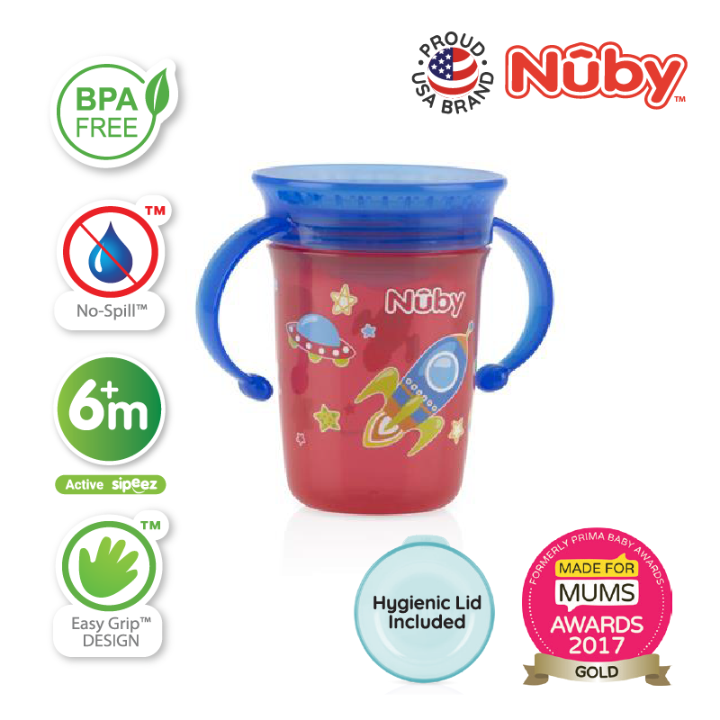 NUBY NB10410 360 Wonder Cup Assorted (240ml/8oz) | Isetan KL Online Store
