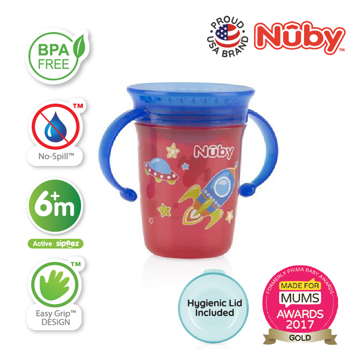 NUBY NB10410 360 Wonder Cup Assorted (240ml/8oz) | Isetan KL Online Store