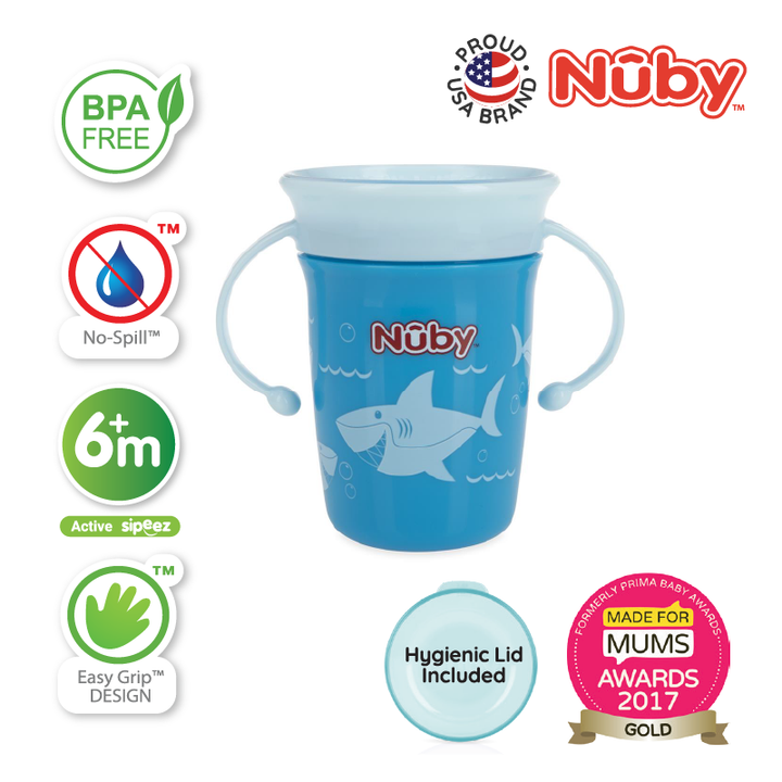 NUBY NB10410 360 Wonder Cup Assorted (240ml/8oz) | Isetan KL Online Store