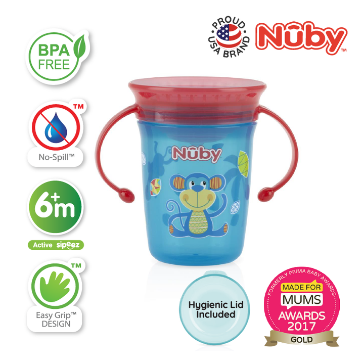 NUBY NB10410 360 Wonder Cup Assorted (240ml/8oz) | Isetan KL Online Store