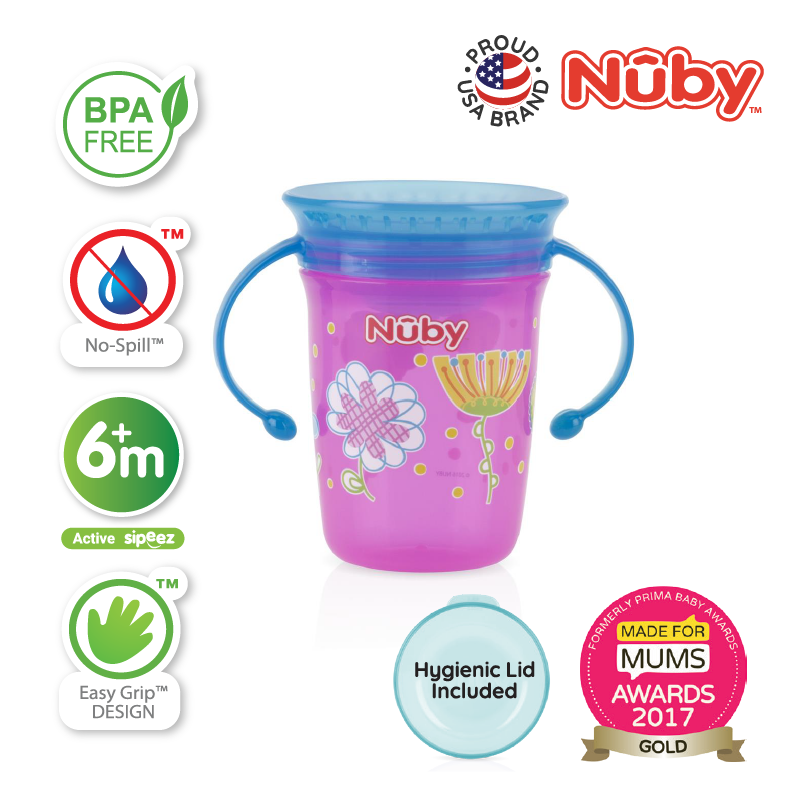 NUBY NB10410 360 Wonder Cup Assorted (240ml/8oz) | Isetan KL Online Store