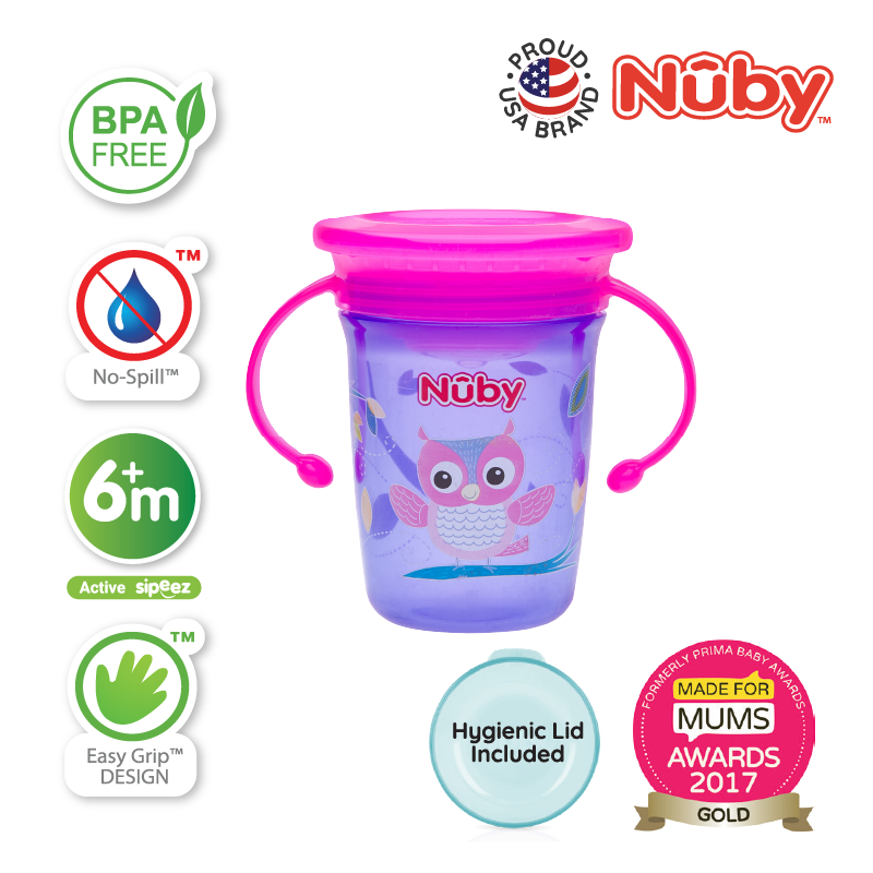 NUBY NB10410 360 Wonder Cup Assorted (240ml/8oz) | Isetan KL Online Store