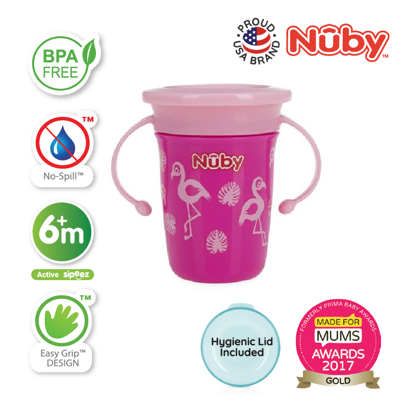 NUBY NB10410 360 Wonder Cup Assorted (240ml/8oz) | Isetan KL Online Store