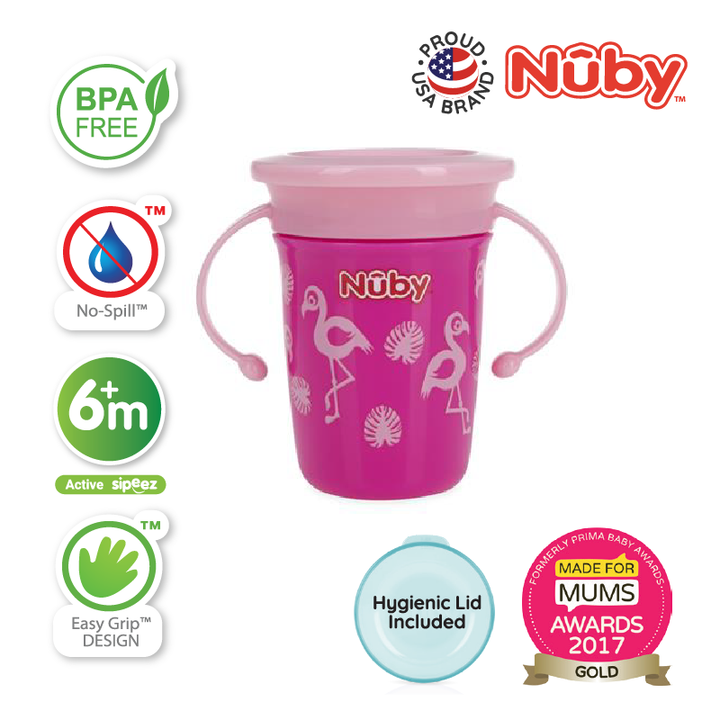 NUBY NB10410 360 Wonder Cup Assorted (240ml/8oz) | Isetan KL Online Store