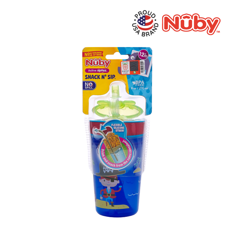 NUBY NB10436 Snack N Sip Cup (270ml/9oz) | Isetan KL Online Store