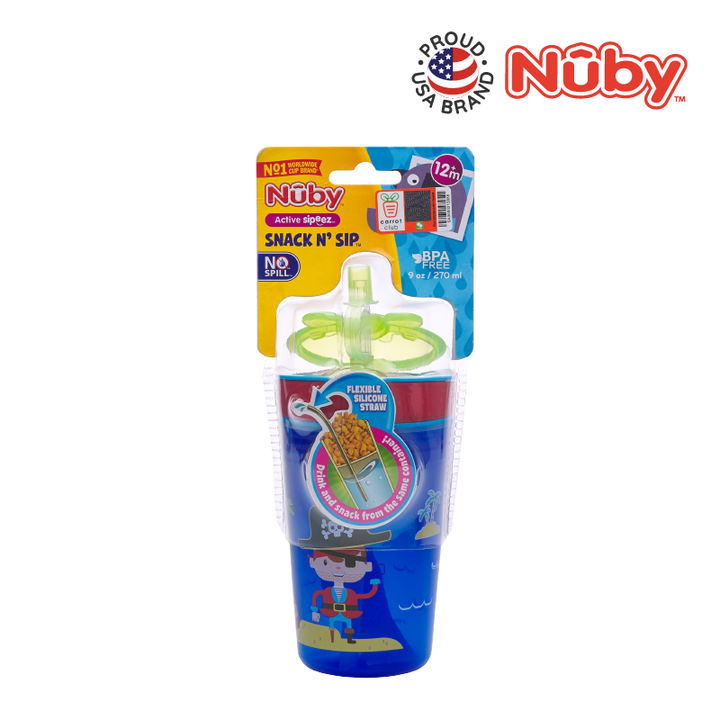NUBY NB10436 Snack N Sip Cup (270ml/9oz) | Isetan KL Online Store