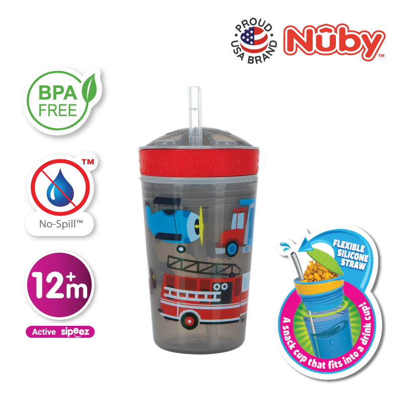 NUBY NB10436 Snack N Sip Cup (270ml/9oz) | Isetan KL Online Store