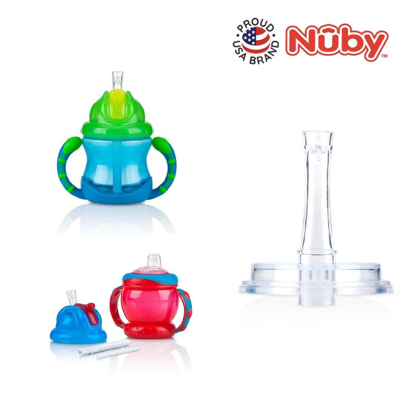 NUBY NB10477 1 Pk Replacement Silicone Straw Fits | Isetan KL Online Store
