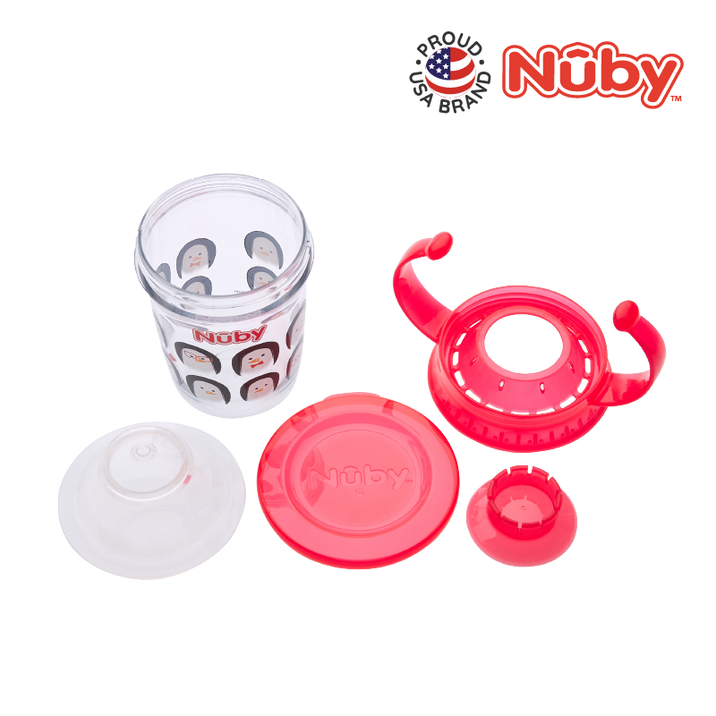 NUBY NB10503 360 Wonder Cup Twin Handle Assorted (240ml/8oz) | Isetan KL Online Store