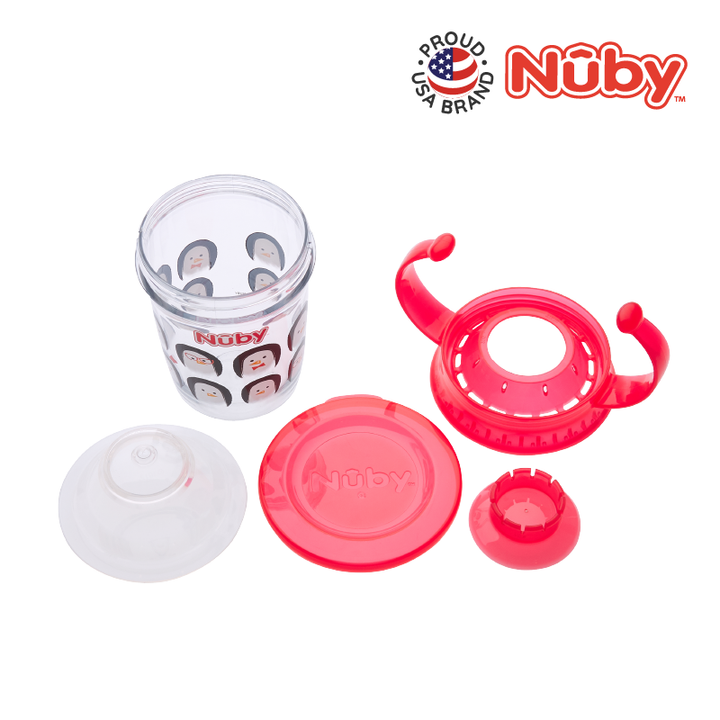 NUBY NB10503 360 Wonder Cup Twin Handle Assorted (240ml/8oz) | Isetan KL Online Store