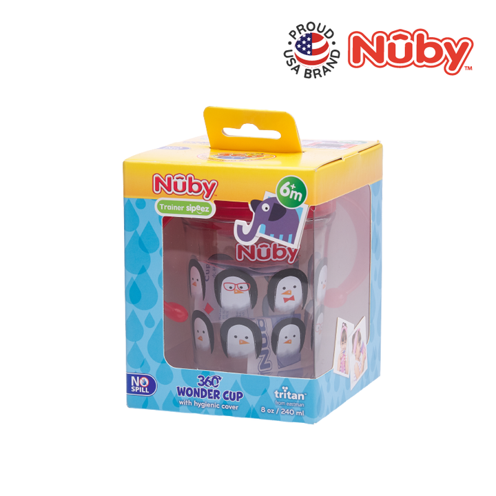 NUBY NB10503 360 Wonder Cup Twin Handle Assorted (240ml/8oz) | Isetan KL Online Store