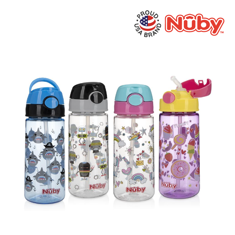 NUBY NB10563 Tritan Flip-it Active Cup Assorted (532ml/18oz) | Isetan KL Online Store