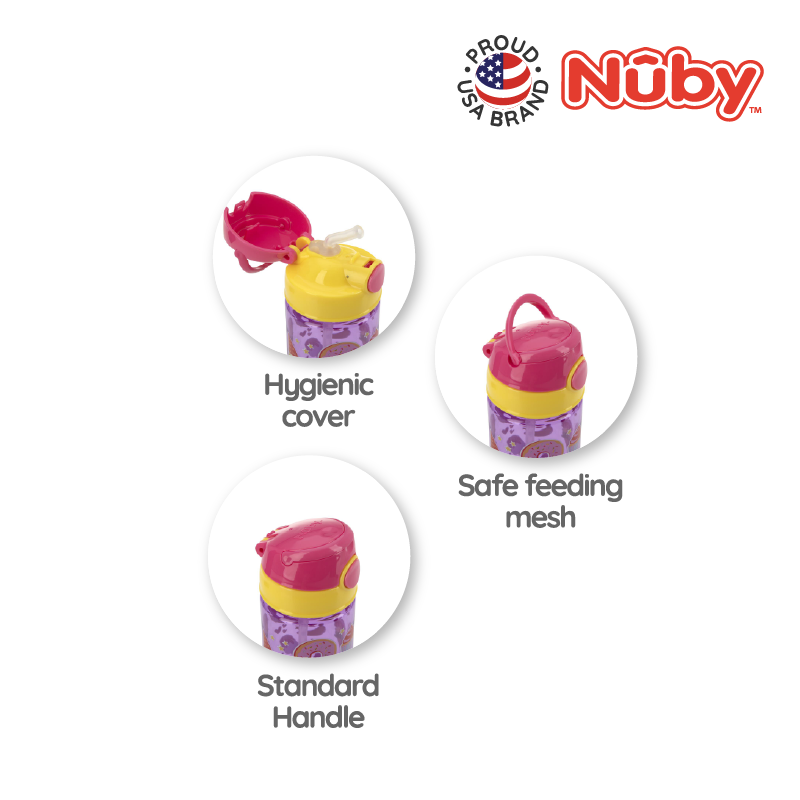 NUBY NB10563 Tritan Flip-it Active Cup Assorted (532ml/18oz) | Isetan KL Online Store