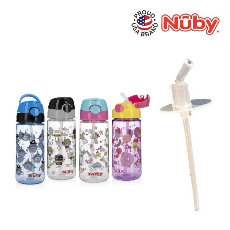 NUBY NB10563R 1pk Replacement Silicone Straw-Fits | Isetan KL Online Store