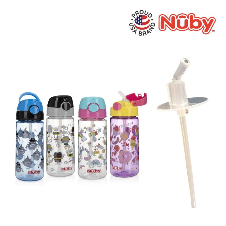 NUBY NB10563R 1pk Replacement Silicone Straw-Fits | Isetan KL Online Store