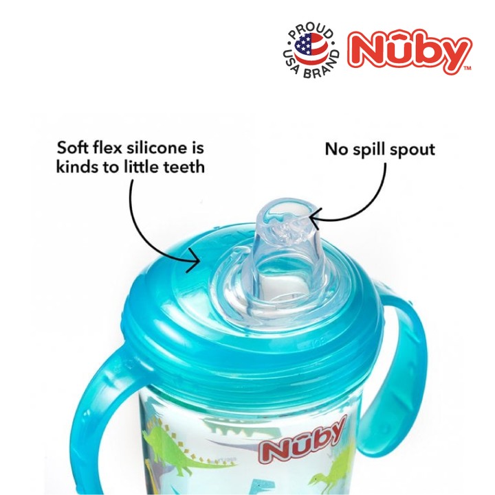NUBY NB10567 Tritan Spout Cup assorted (240ml/8oz) | Isetan KL Online Store