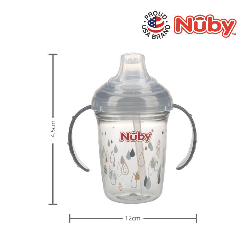 NUBY NB10567 Tritan Spout Cup assorted (240ml/8oz) | Isetan KL Online Store