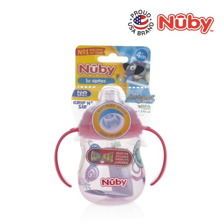 NUBY NB10567 Tritan Spout Cup assorted (240ml/8oz) | Isetan KL Online Store