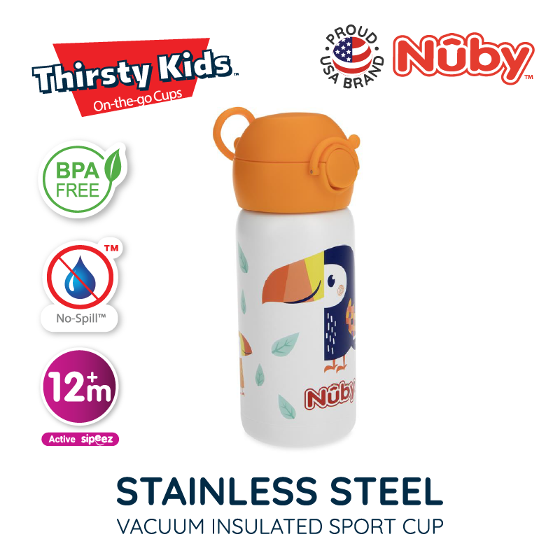 NUBY NB10713 Vacuum Sport Bottle Assorted (300ml/10oz) | Isetan KL Online Store