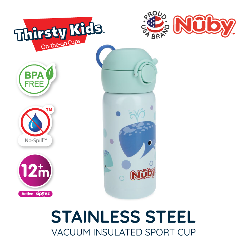 NUBY NB10713 Vacuum Sport Bottle Assorted (300ml/10oz) | Isetan KL Online Store