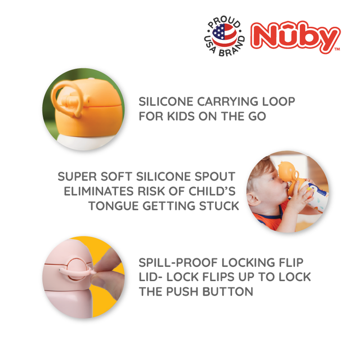 NUBY NB10713 Vacuum Sport Bottle Assorted (300ml/10oz) | Isetan KL Online Store