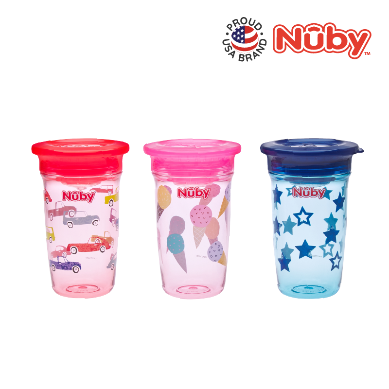 NUBY NB10739 360 Tritan Wonder Cup Assorted (300ml/10oz) | Isetan KL Online Store