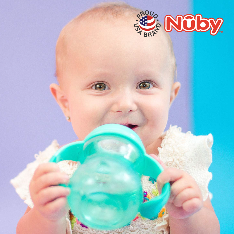 NUBY NB1748 Tritan WN Cup Handle Assorted (240ml/8oz) | Isetan KL Online Store