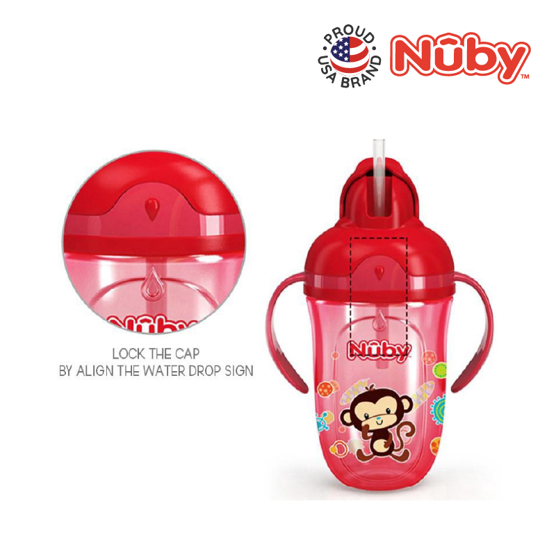 NUBY NB52002 Flip-it Handle Cup Assorted (270ml/9oz) | Isetan KL Online Store