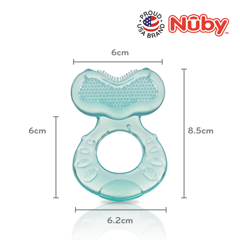 NUBY NB53005 Comfort Silicone Fish Shaped Teether & Case Assorted | Isetan KL Online Store