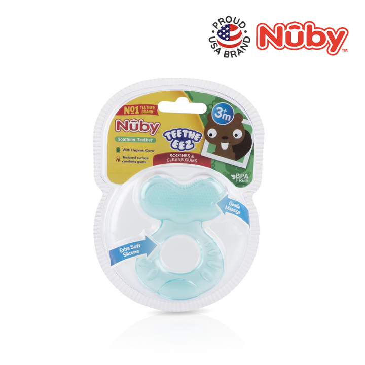 NUBY NB53005 Comfort Silicone Fish Shaped Teether & Case Assorted | Isetan KL Online Store
