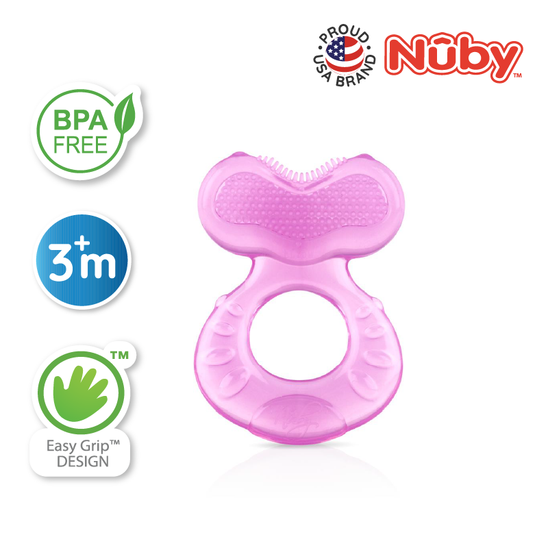NUBY NB53005 Comfort Silicone Fish Shaped Teether & Case Assorted | Isetan KL Online Store