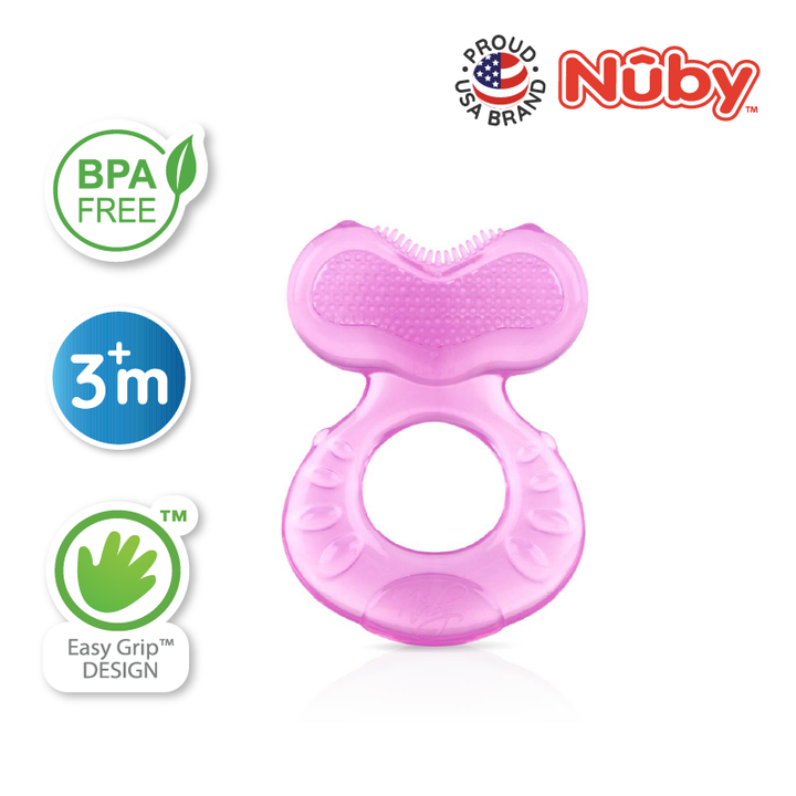 NUBY NB53005 Comfort Silicone Fish Shaped Teether & Case Assorted | Isetan KL Online Store