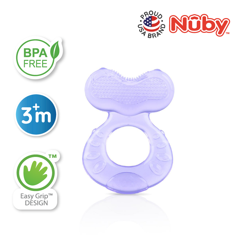 NUBY NB53005 Comfort Silicone Fish Shaped Teether & Case Assorted | Isetan KL Online Store