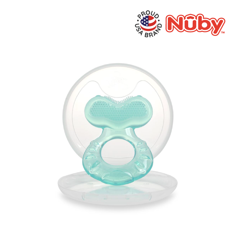 NUBY NB53005 Comfort Silicone Fish Shaped Teether & Case Assorted | Isetan KL Online Store