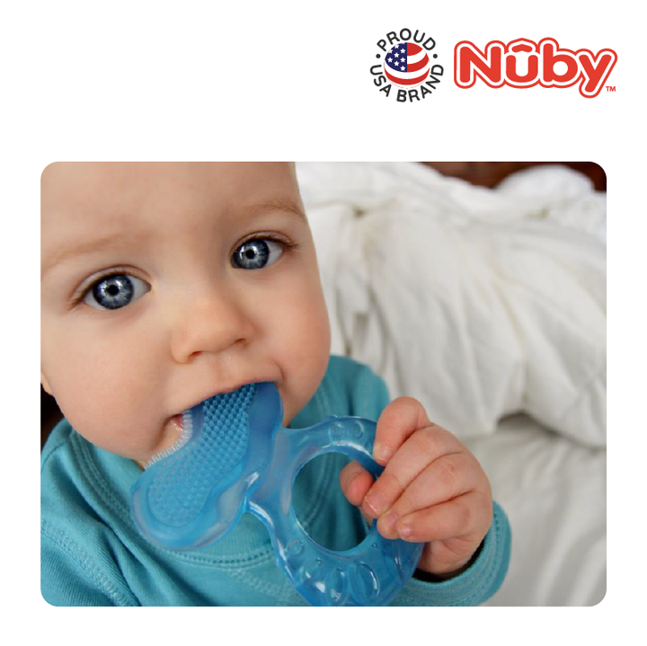 NUBY NB53005 Comfort Silicone Fish Shaped Teether & Case Assorted | Isetan KL Online Store